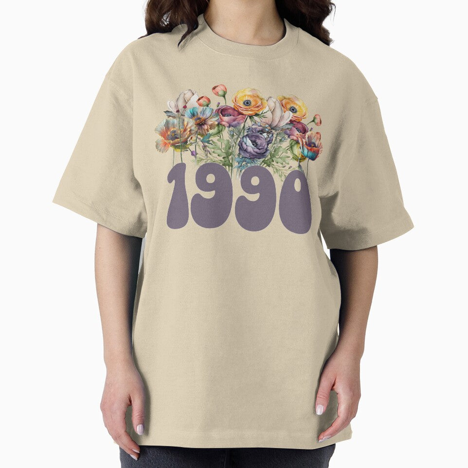 90s baby1990 vintage aesthetic bohemian floral by CORINNE W T-Shirts, Hoodie, Sweatshirt | BlankRebels.com (Image 2)