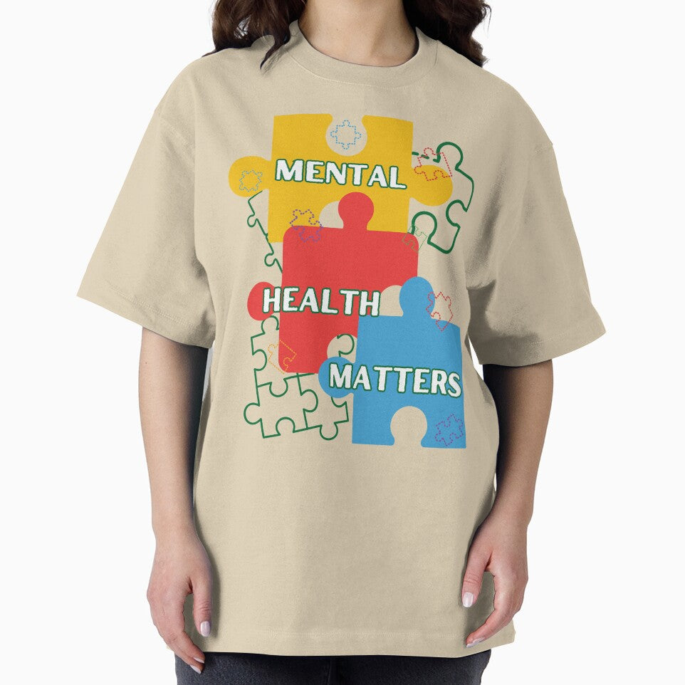 Mental Health Matters Colourful Puzzles by OwlCanvas T-Shirts, Hoodie, Sweatshirt | BlankRebels.com (Image 2)