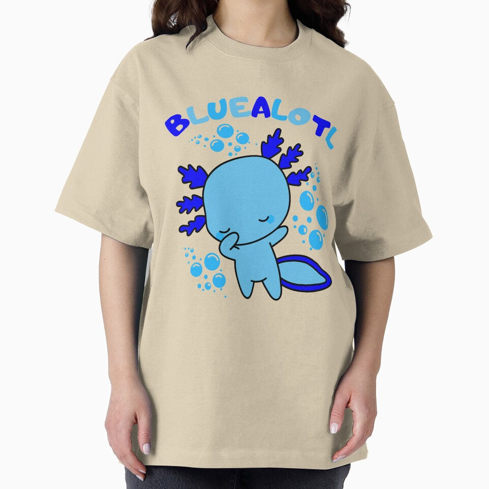 Cute cartoon blue axolotl baby pun by ColorAlotl T-Shirts, Hoodie, Sweatshirt | BlankRebels.com (Image 2)