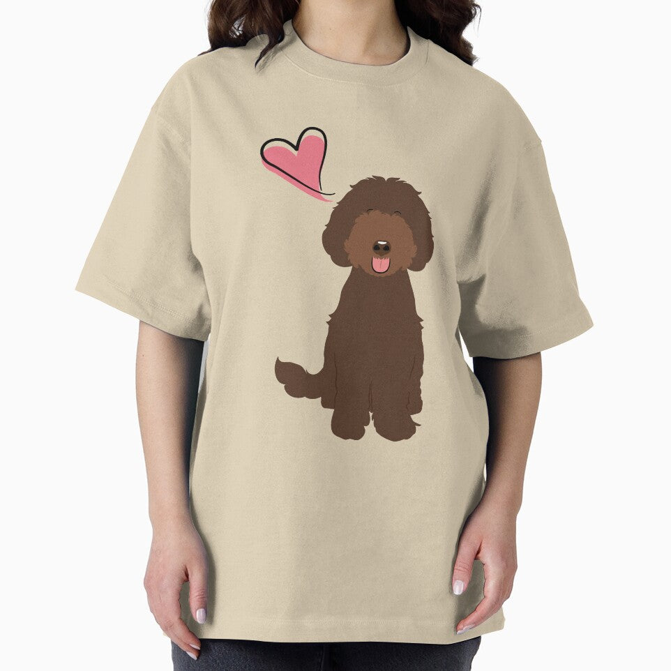 LOVE Chocolate Labradoodle by Lulupainting T-Shirts, Hoodie, Sweatshirt | BlankRebels.com (Image 2)