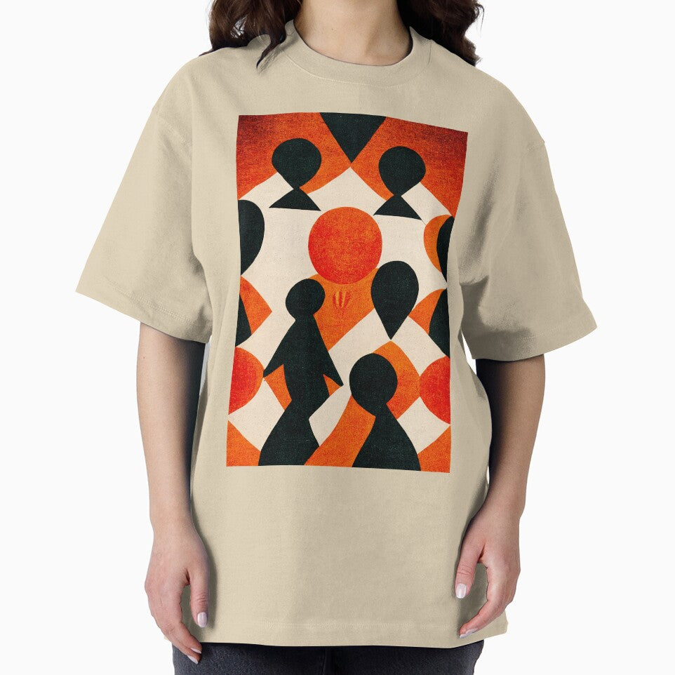 Minimalist art painting of a crowd of people by lilolighthouse T-Shirts, Hoodie, Sweatshirt | BlankRebels.com (Image 2)