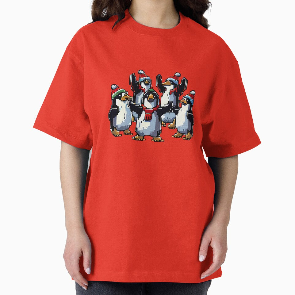 Penguins with Santa hat. by Pixelarium T-Shirts, Hoodie, Sweatshirt | BlankRebels.com (Image 2)