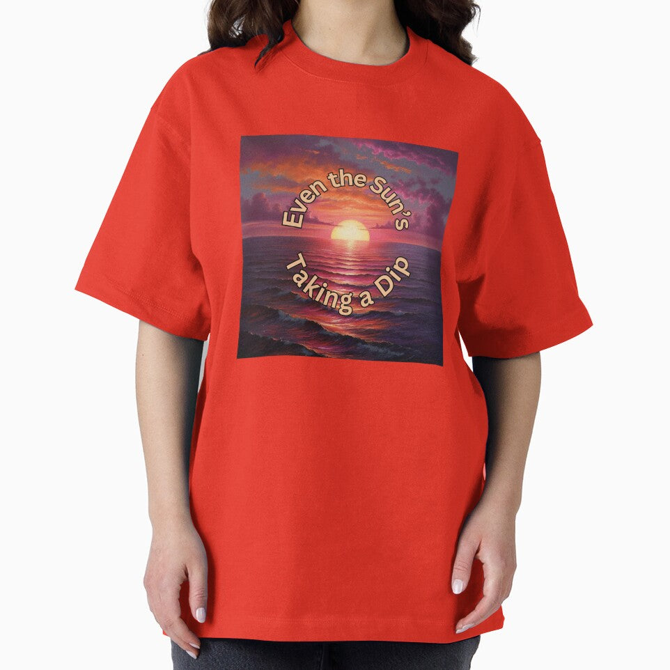 Even the Sun’s Taking a Dip – Playful Sunset Design by Dream Wear T-Shirts, Hoodie, Sweatshirt | BlankRebels.com (Image 2)