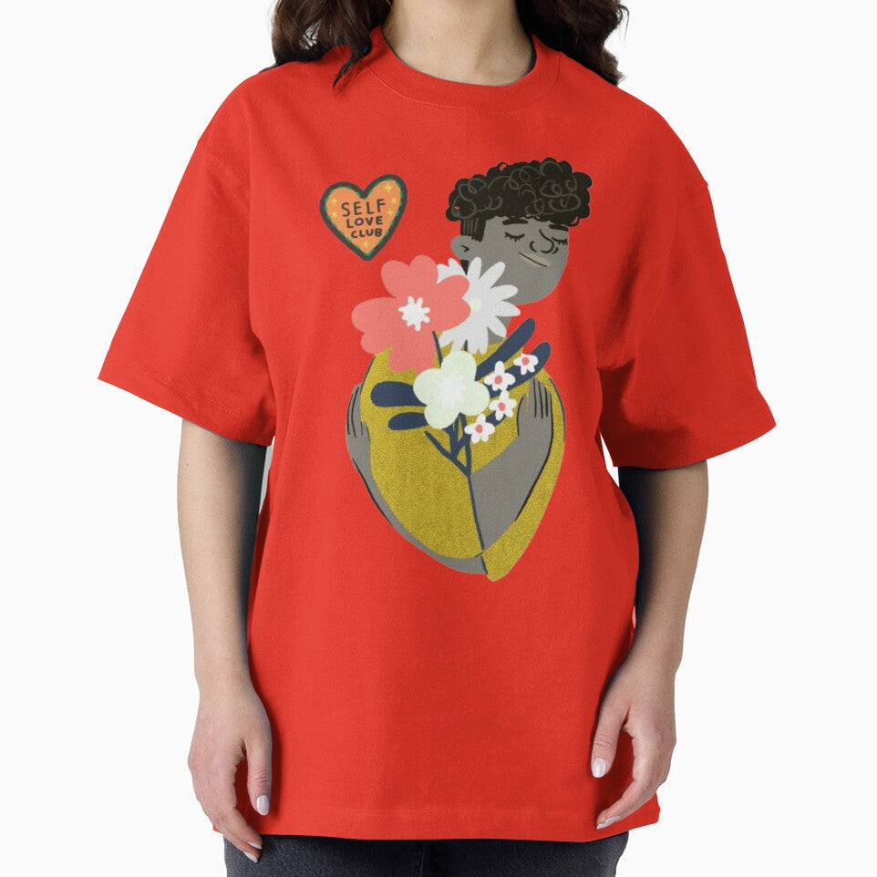 Self Love Club - Aesthetic Floral Self Care Illustration. by PhantomArtStore T-Shirts, Hoodie, Sweatshirt (Image 2)