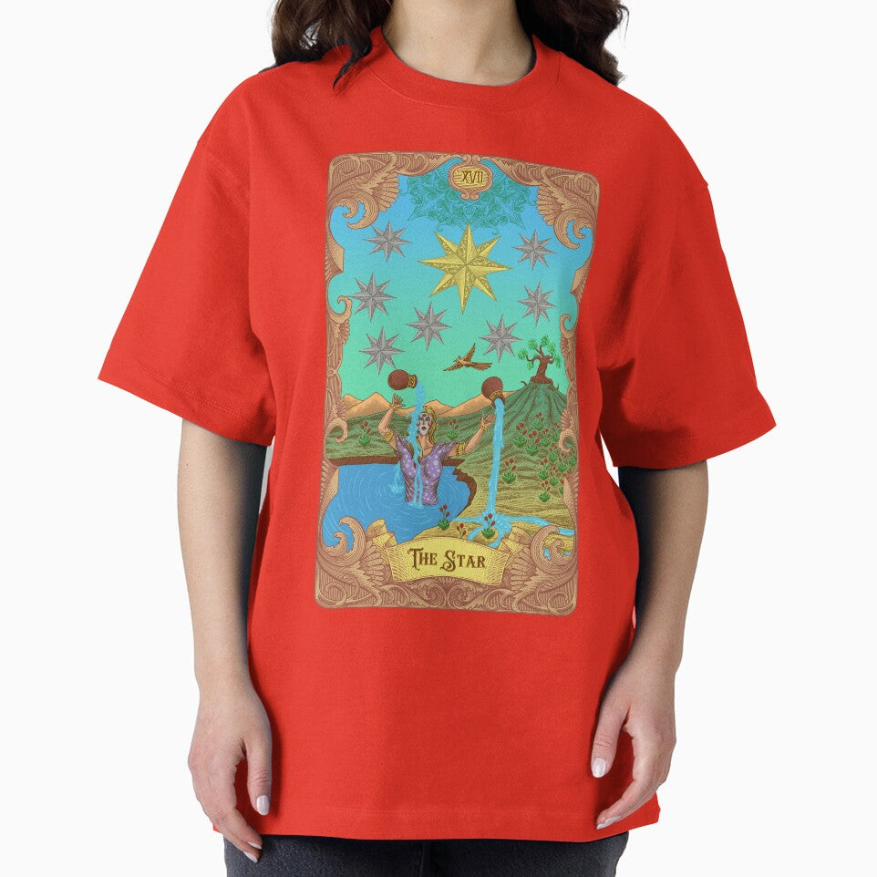 The Star Tarot Illustration by WOLForDEER T-Shirts, Hoodie, Sweatshirt | BlankRebels.com (Image 2)