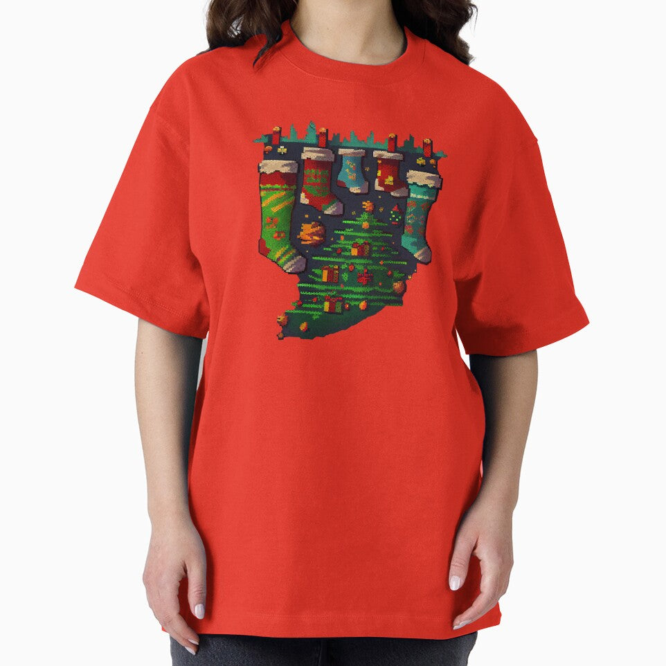 Christmas tree with socks! by Pixelarium T-Shirts, Hoodie, Sweatshirt | BlankRebels.com (Image 2)
