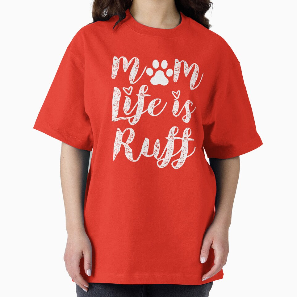 Dog mom funny life Paw ruff typography by ShirtzTonight T-Shirts, Hoodie, Sweatshirt | BlankRebels.com (Image 2)