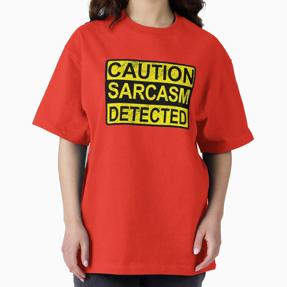 Caution: Sarcasm Detected Funny Sarcastic Humor & Quotes Distressed T-Shirts, Hoodie, Sweatshirt