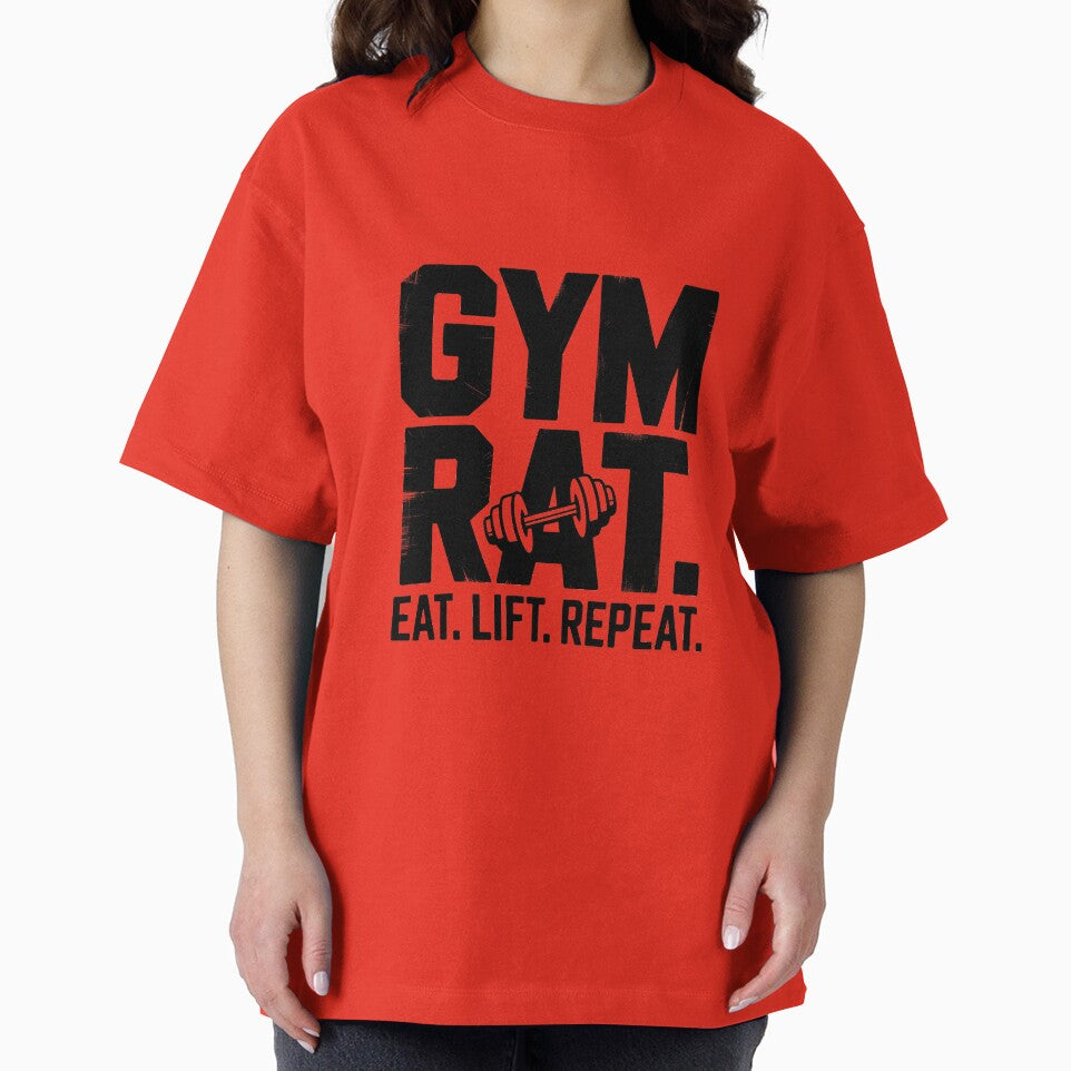 Copy of Gym Rat Eat Lift Repeat Vintage Weightlifting T-Shirt Design by The Wise Fortress Hoodie, Sweatshirt (Image 2)