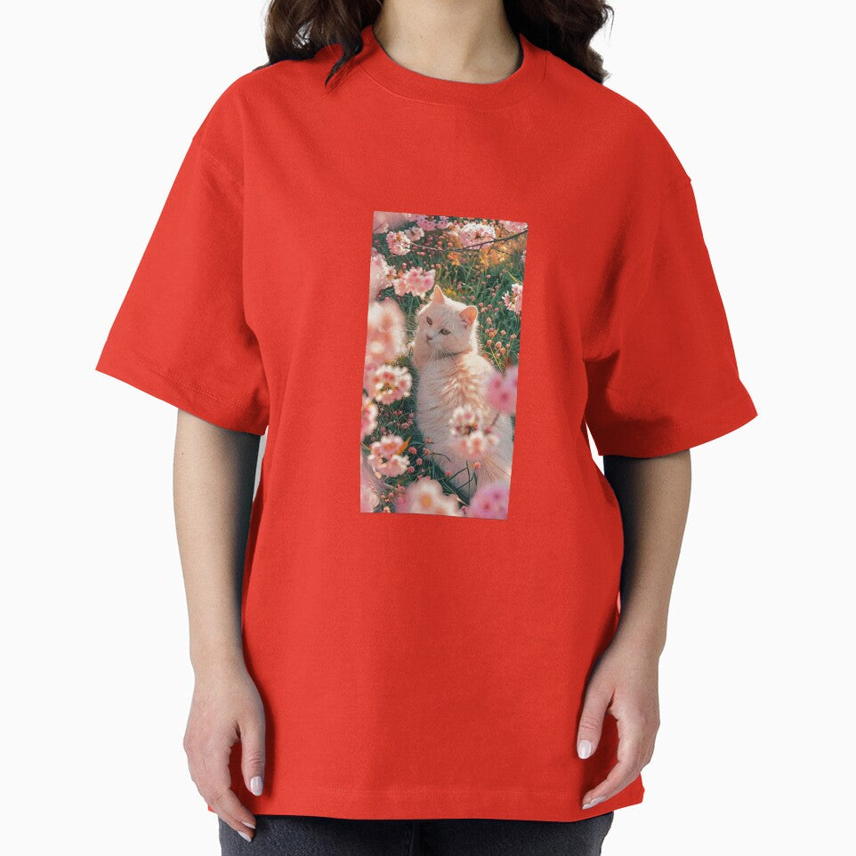 Cat and Flowers by FofoShope T-Shirts, Hoodie, Sweatshirt | BlankRebels.com (Image 2)