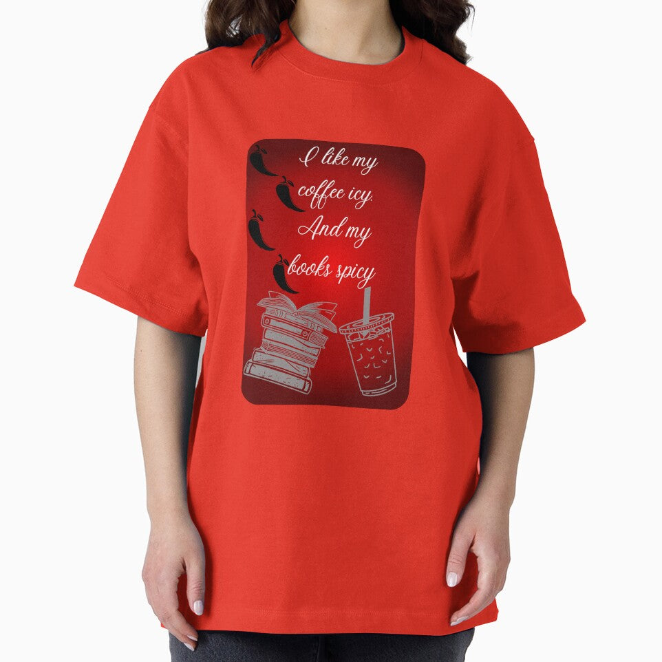 I like my coffee icy. And my books spicy by K.A. Roberts T-Shirts, Hoodie, Sweatshirt | BlankRebels.com (Image 2)