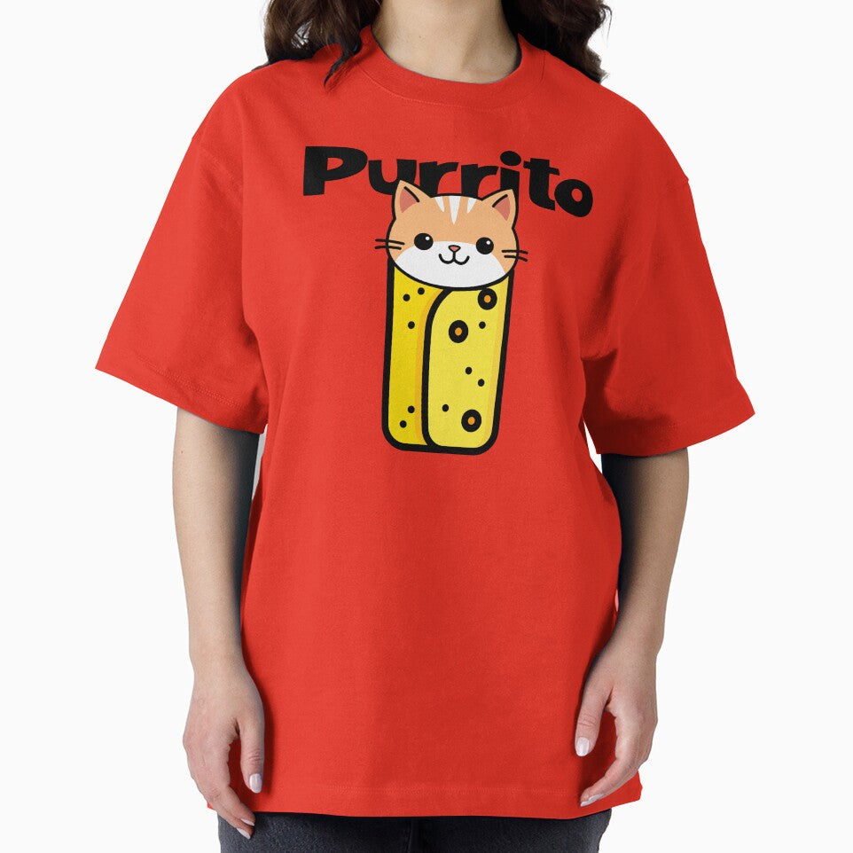 Purrito Funny Cat by Sachie's Studio