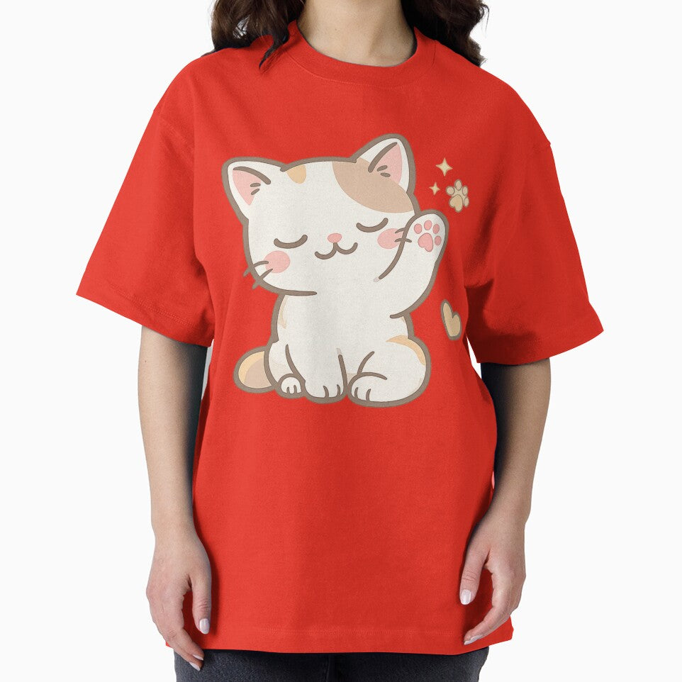 Cute Full Body Cat Lover – Kawaii Cat Illustration Aesthetic Design by BabyStark