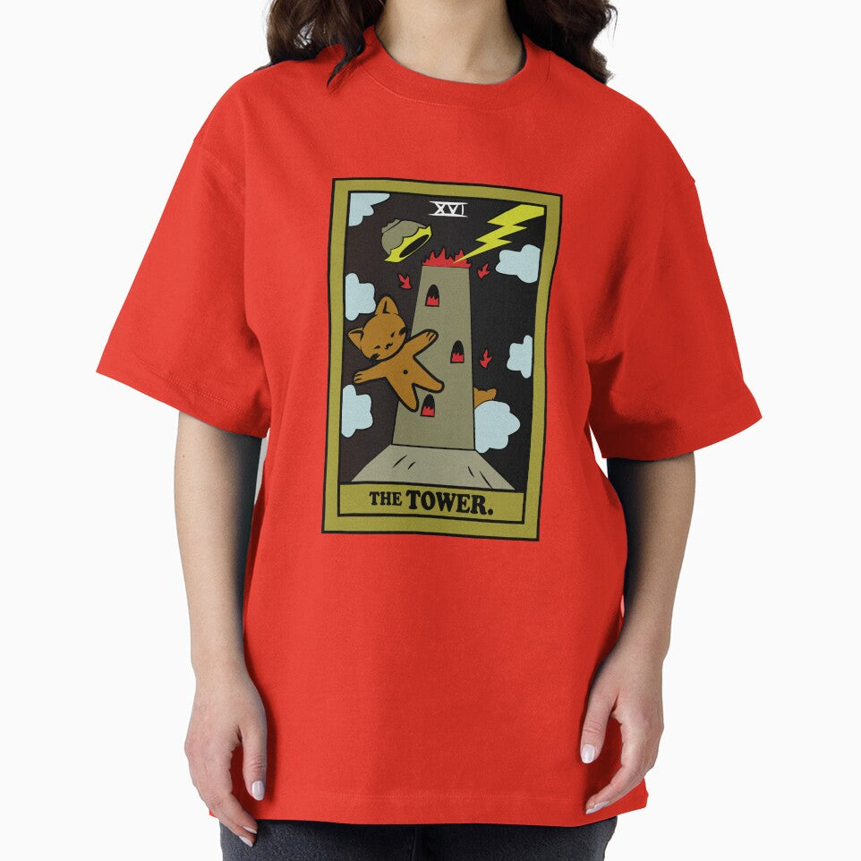 TAROT CARDS | THE TOWER. | CAT by FalconLifeStore T-Shirts, Hoodie, Sweatshirt | BlankRebels.com (Image 2)