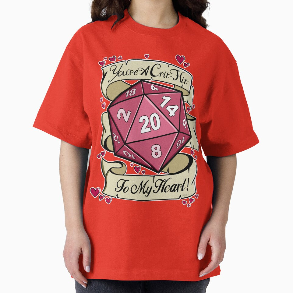 Critical Hit for my Heart by Milmino T-Shirts, Hoodie, Sweatshirt | BlankRebels.com (Image 2)