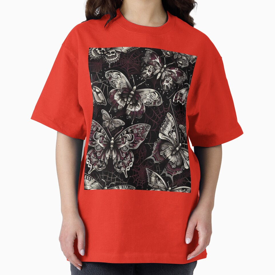 Gothic Spring Butterfly Pattern by LyssasMindArt T-Shirts, Hoodie, Sweatshirt | BlankRebels.com (Image 2)