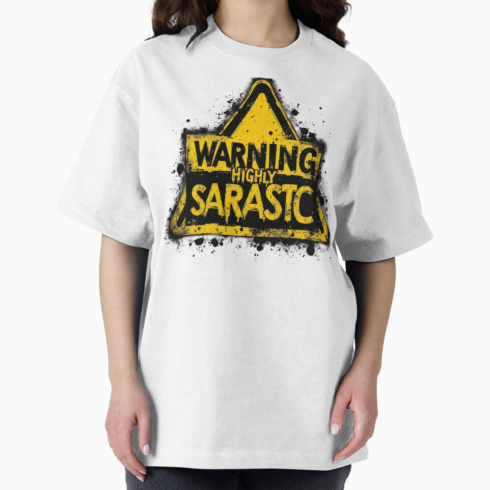 SARCASM SAYINGS: Warning Highly Sarcastic by SignumShop T-Shirts, Hoodie, Sweatshirt | BlankRebels.com (Image 2)