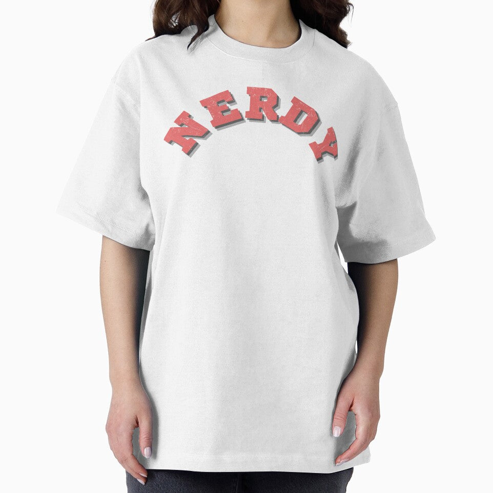Nerdy – Bold Vintage Retro Sticker & T-Shirt by Fig Tree Lane - Art &Tees Hoodie, Sweatshirt | BlankRebels.com (Image 2)