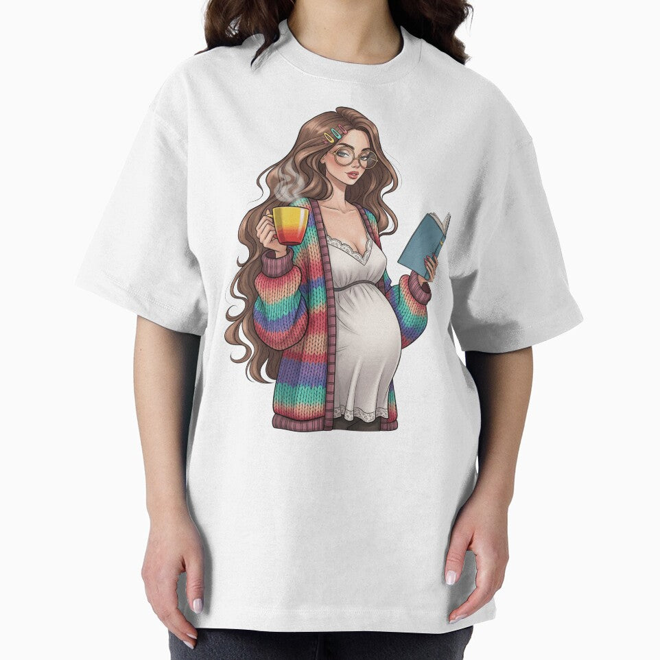Book Illustration - Humorous Reading Aesthetic & Book Lover Gift by Tw1nsAIArt T-Shirts, Hoodie, Sweatshirt (Image 2)