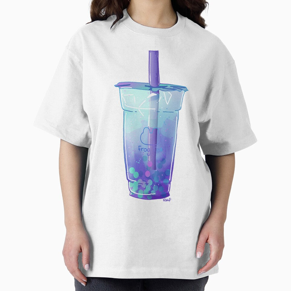 Blue Bubble Tea by Elliesaurusart T-Shirts, Hoodie, Sweatshirt | BlankRebels.com (Image 2)