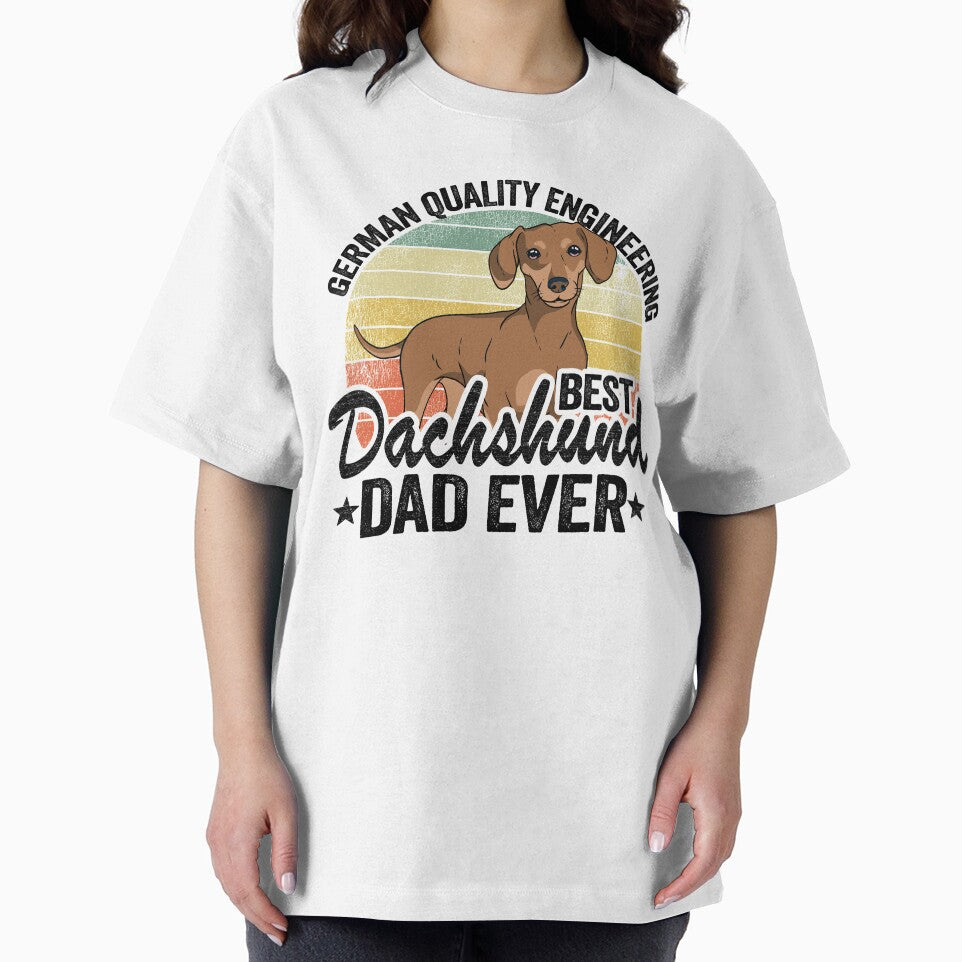 German Quality Engineering Best Dachshund Dad Ever Funny Dachshund by Stronzi T-Shirts, Hoodie, Sweatshirt (Image 2)