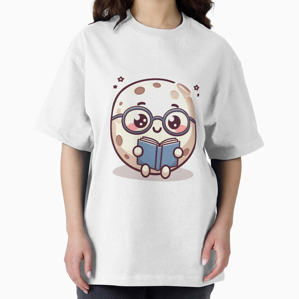 Kawaii Moon With Glasses by CanvasCutie T-Shirts, Hoodie, Sweatshirt | BlankRebels.com (Image 2)