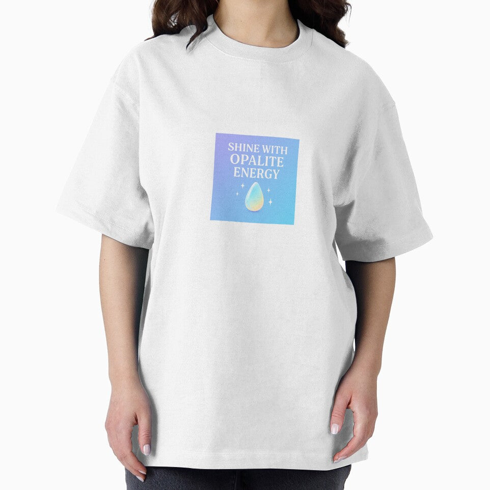 ✨ Shine with Opalite Energy – Positive Vibes Crystal Design by LoaiArt T-Shirts, Hoodie, Sweatshirt (Image 2)