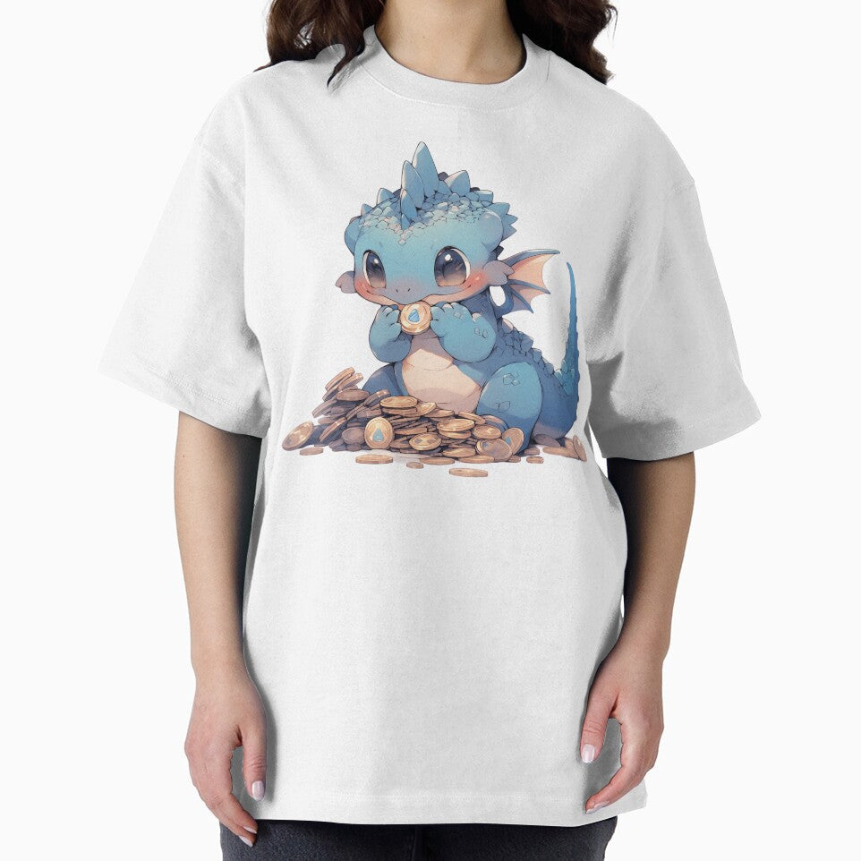 Baby Dragon with Treasure Coins by RaineDDesigns T-Shirts, Hoodie, Sweatshirt | BlankRebels.com (Image 2)