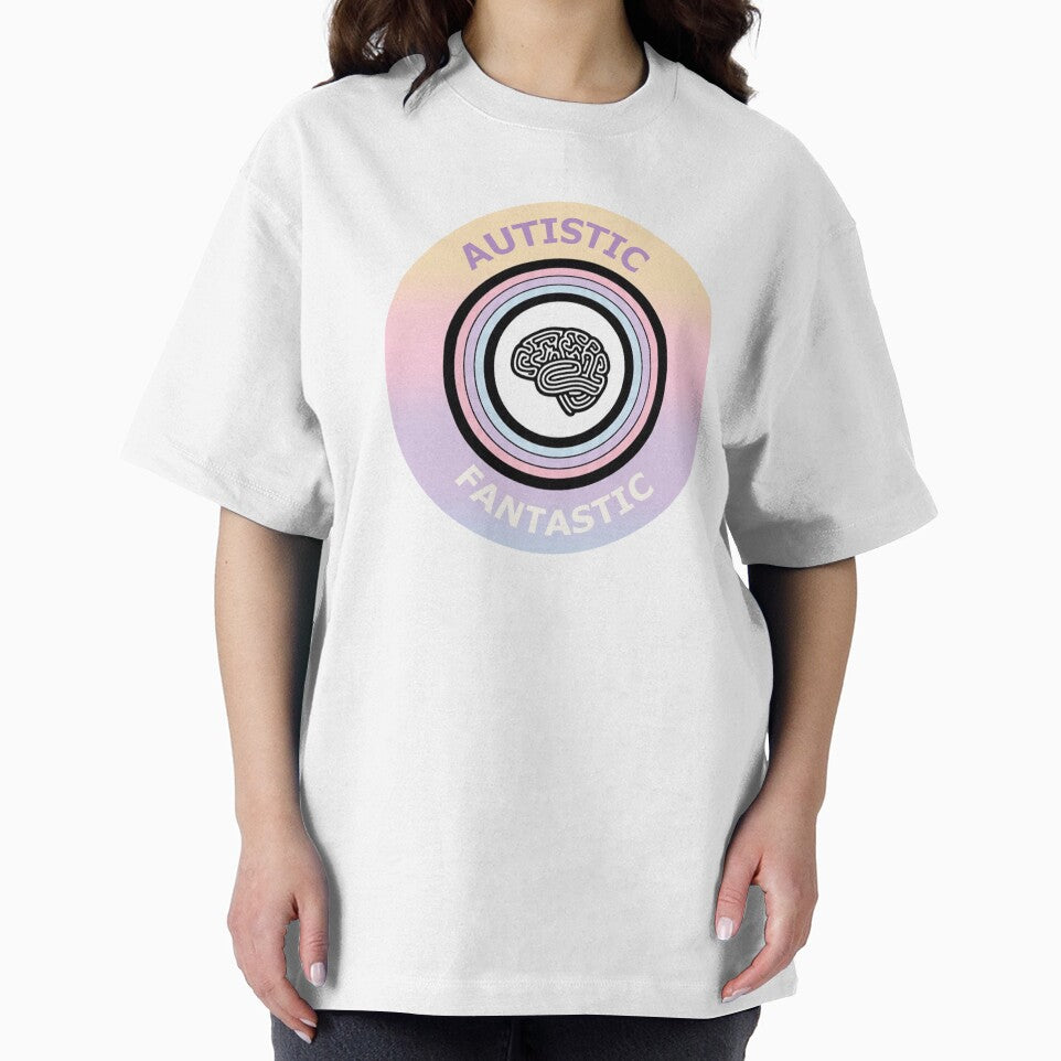 Autistic Fantastic Neurodiversity Pride Badge by PixelQ T-Shirts, Hoodie, Sweatshirt | BlankRebels.com (Image 2)