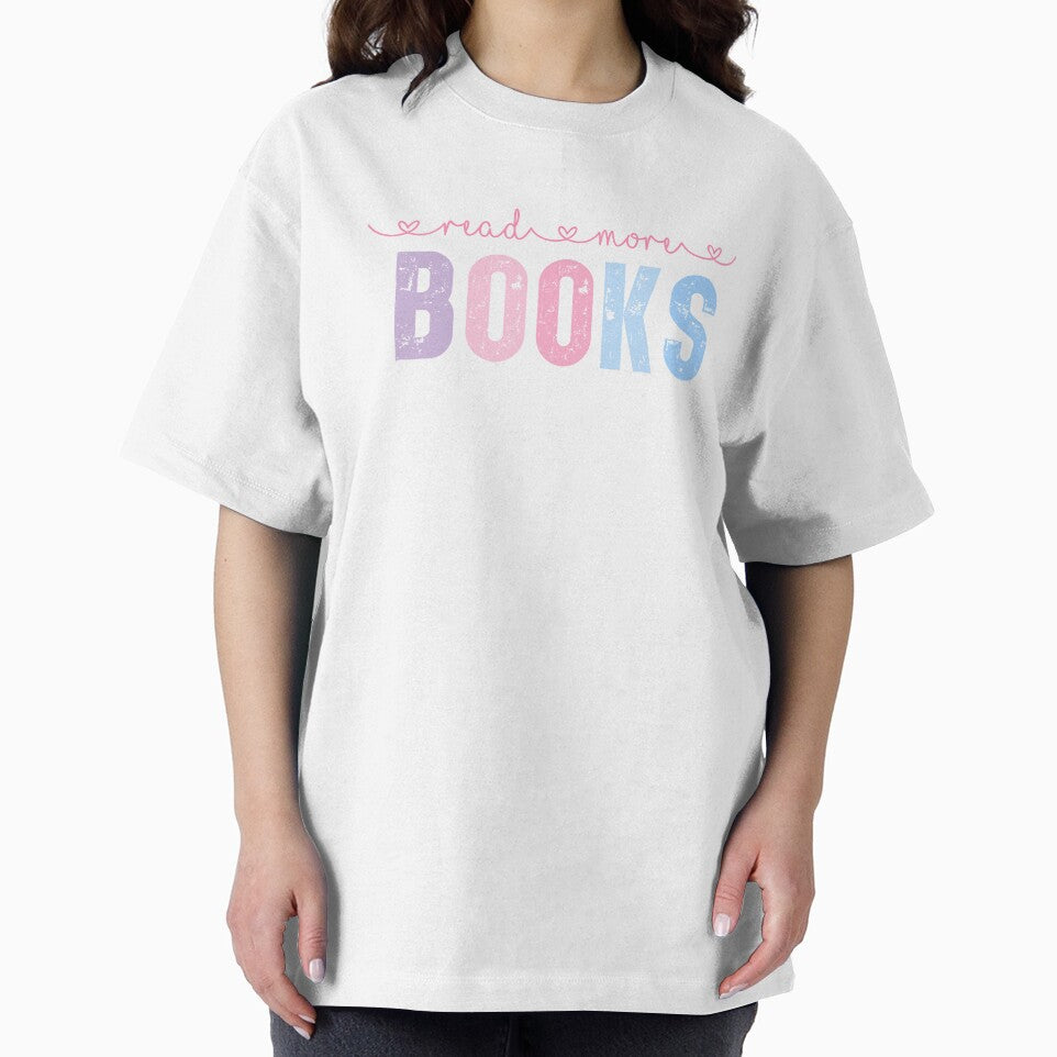 Book Lover Shirt – Read More Books | Cute Pastel Reading Design by Frida-Kreativ Hoodie, Sweatshirt (Image 2)