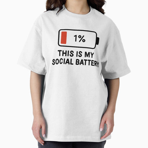 1% Social Battery by byebyesally T-Shirts, Hoodie, Sweatshirt | BlankRebels.com (Image 2)