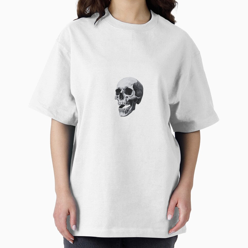 Minimal Black Skull Illustration by RED-MOUSE T-Shirts, Hoodie, Sweatshirt | BlankRebels.com (Image 2)