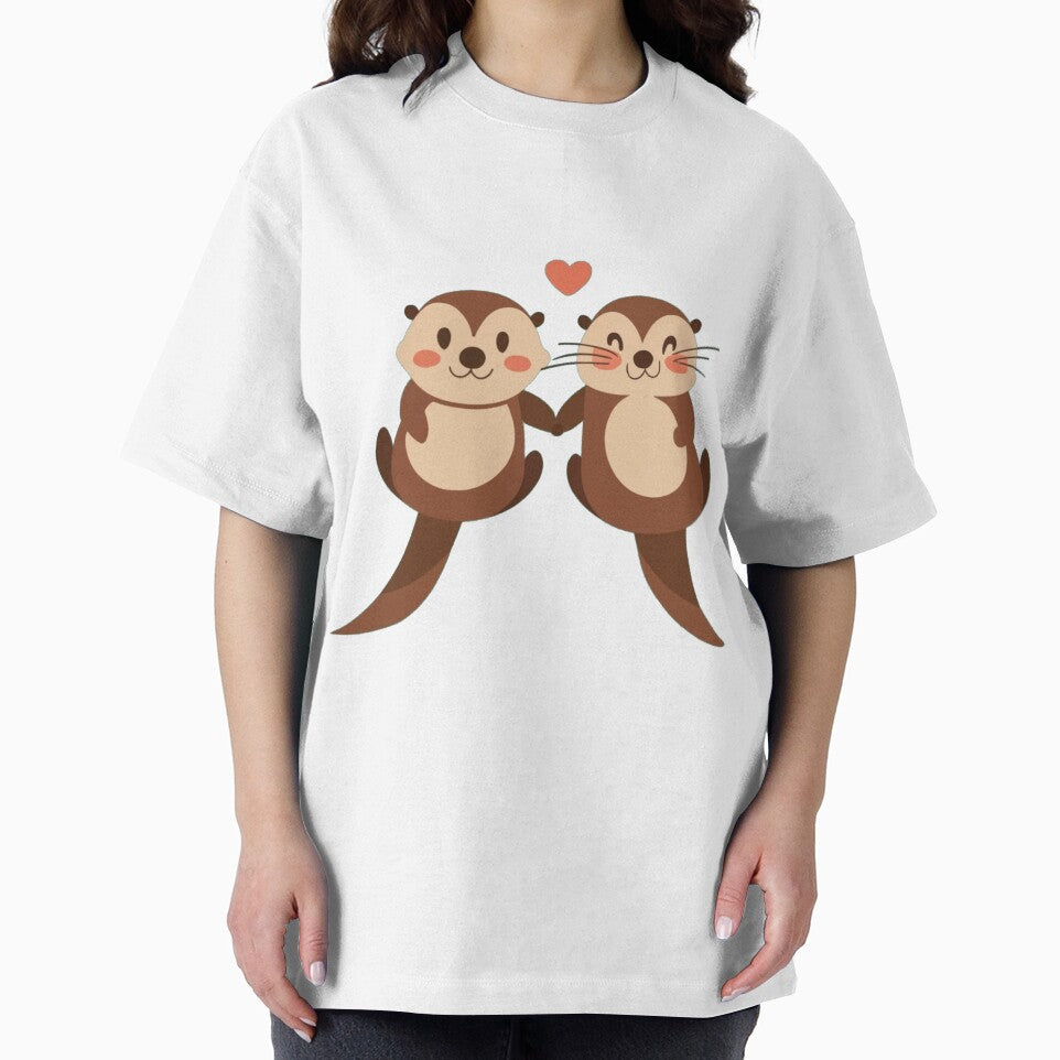 Copy of Otters holding hands by PawelNature T-Shirts, Hoodie, Sweatshirt | BlankRebels.com (Image 2)