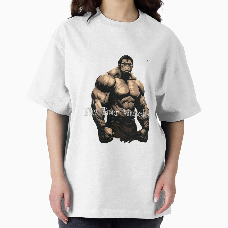 Flex Your MusclesDesignBodybuilding Fitness Gym Workout Exercise Merch Print Design by tengamerx