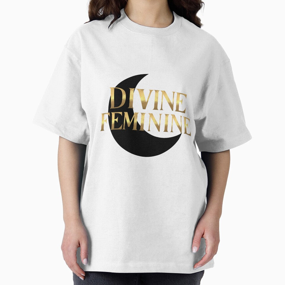 Divine Feminine – Golden Moon & Black Crescent Design | Golden Frequency by GoldenFrequency T-Shirts, Hoodie,... (Image 2)