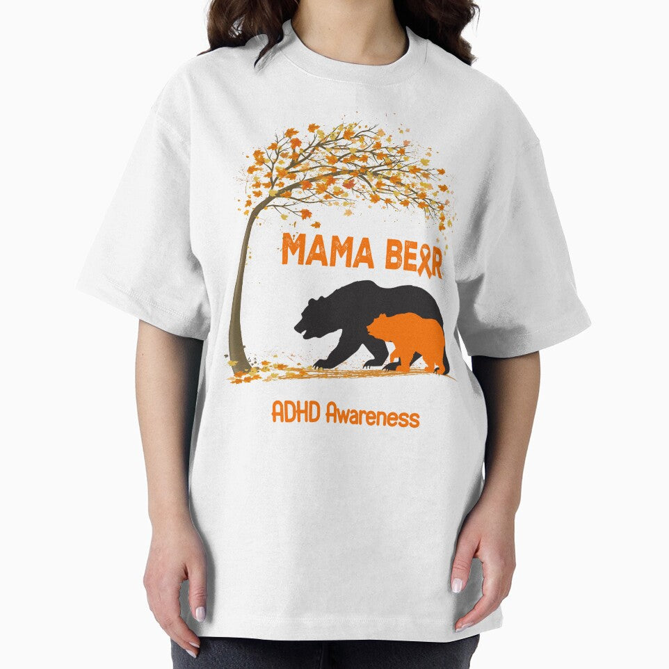 Mama Bear ADHD Awareness by Mnrshirley T-Shirts, Hoodie, Sweatshirt | BlankRebels.com (Image 2)