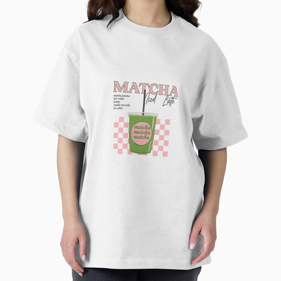 Matcha Iced Latte Aesthetic – Green Tea Drink Design by CapyToon T-Shirts, Hoodie, Sweatshirt | BlankRebels.com (Image 2)