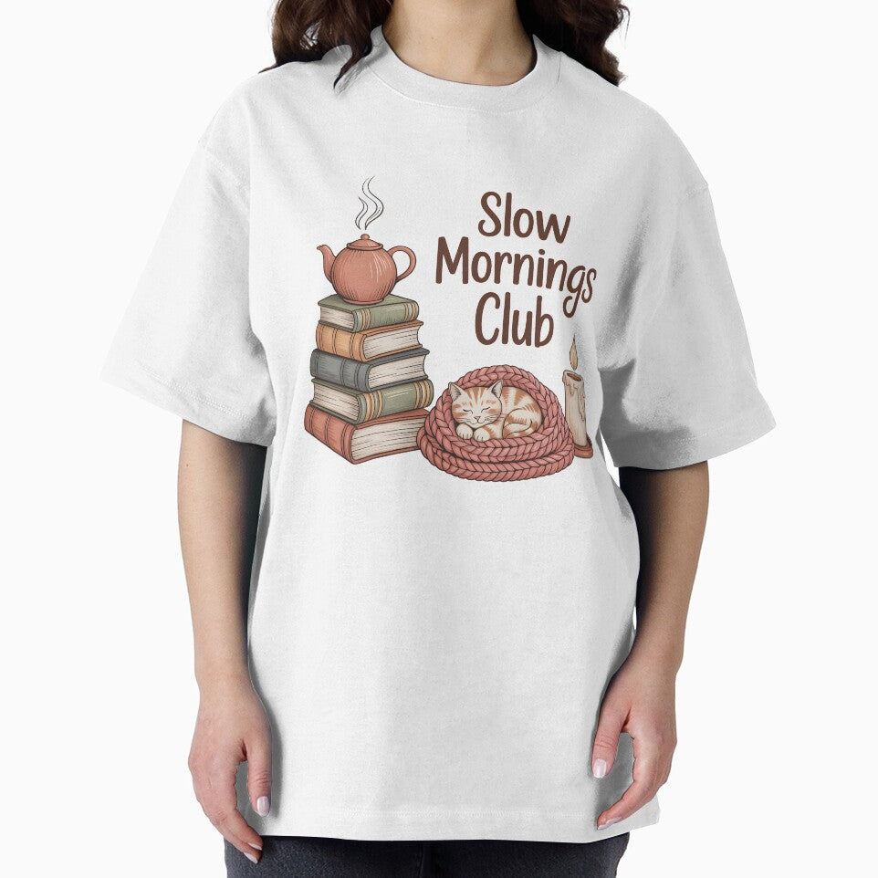 Slow Mornings Club by Bal Drops T-Shirts, Hoodie, Sweatshirt | BlankRebels.com (Image 2)