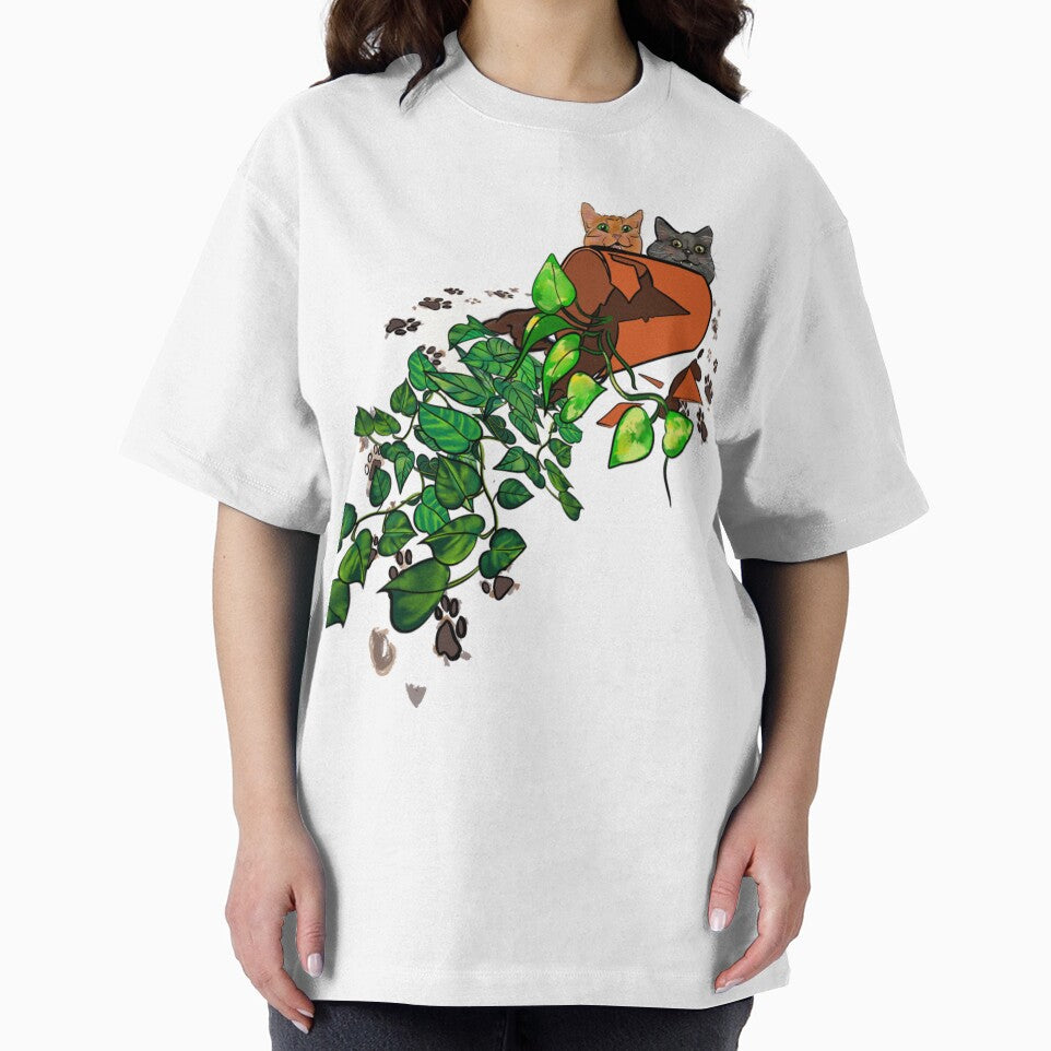 Cat vs. plant. We know who won. by Jatmeow T-Shirts, Hoodie, Sweatshirt | BlankRebels.com (Image 2)