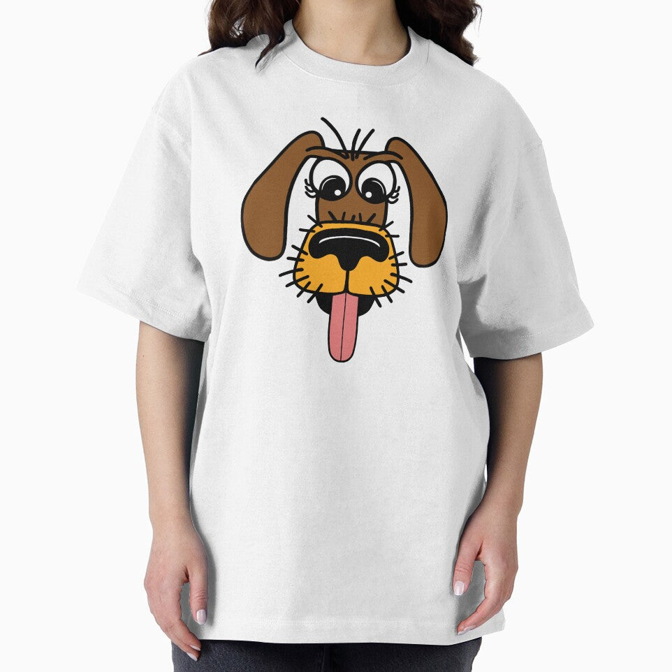 Funny Dog Face With Tongue Hanging Out by Sartoris Art T-Shirts, Hoodie, Sweatshirt | BlankRebels.com (Image 2)