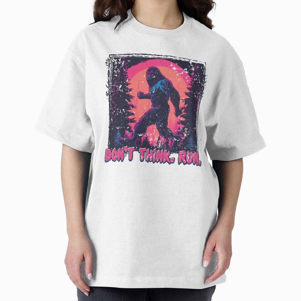 Trail Runners Don't Think Run - Sasquatch alert! Mountains Enthusiast by GregInJapanShop T-Shirts, Hoodie,... (Image 2)
