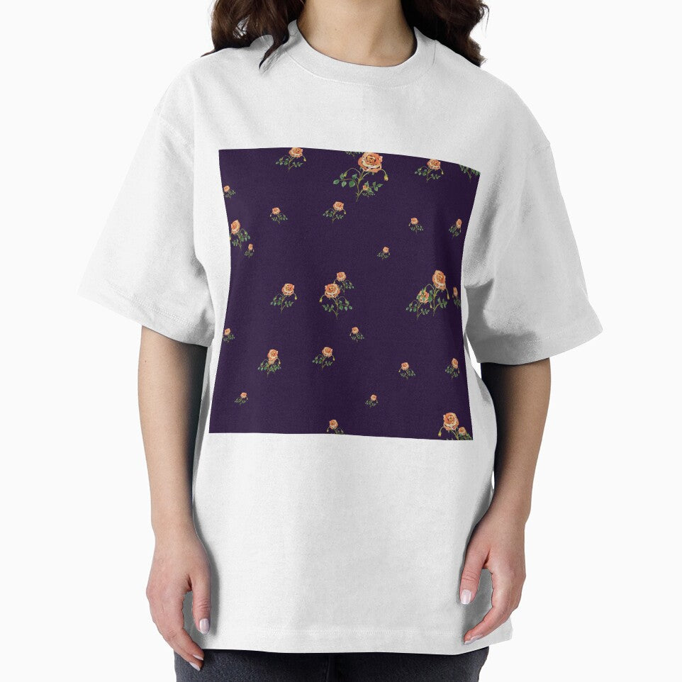 Rose flower ornate cute floral pattern watercolor violet by Yana Mustafina | Boho Soulful Designs T-Shirts,... (Image 2)