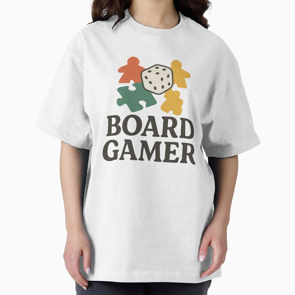 Board Gamer – Dice & Meeple Vintage Style T-Shirt by BeeClassyDesign Hoodie, Sweatshirt | BlankRebels.com (Image 2)