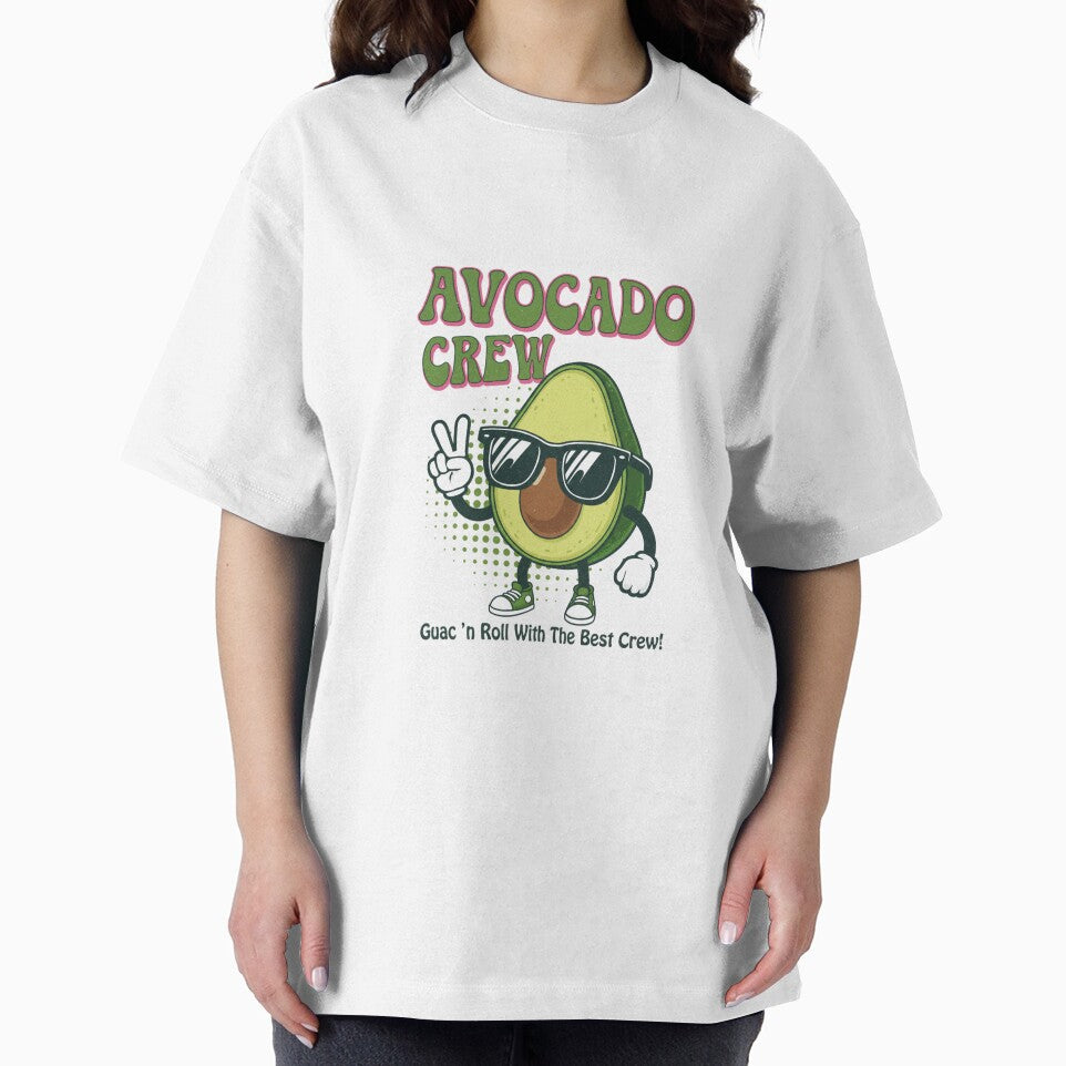 Avocado Crew - Funny Guac 'n Roll Retro Foodie Design by HBDStudio T-Shirts, Hoodie, Sweatshirt | BlankRebels.com (Image 2)
