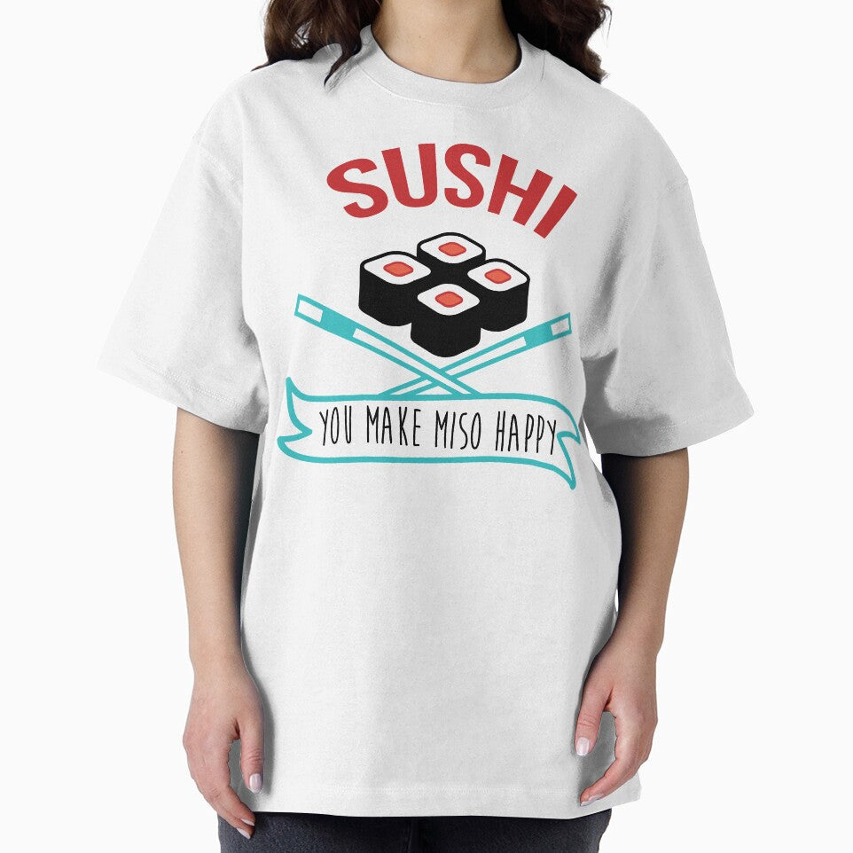 Sushi You Make Miso Happy - Sushi Tshirt by mrsmitful Hoodie, Sweatshirt | BlankRebels.com (Image 2)