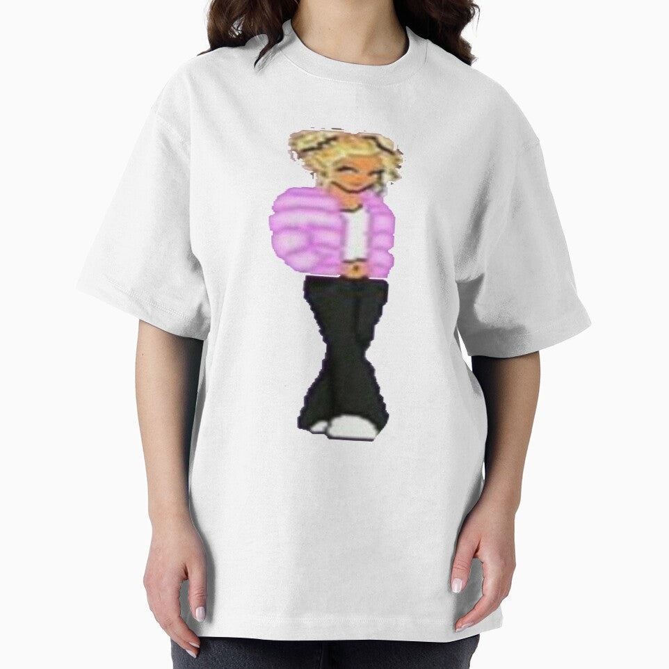 dollz mania pixelated doll 2000s blonde hair pretty girl by stickersbyro ☆ T-Shirts, Hoodie, Sweatshirt (Image 2)