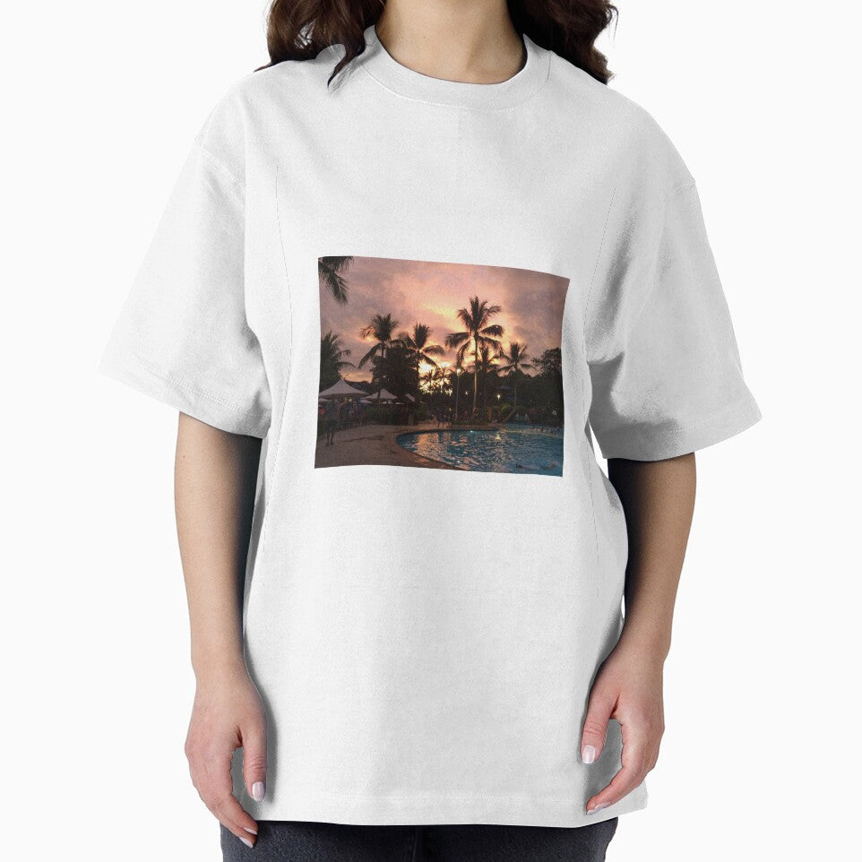 THE SUNSET AND THE POOL 2 by iAmmAja43 T-Shirts, Hoodie, Sweatshirt | BlankRebels.com (Image 2)