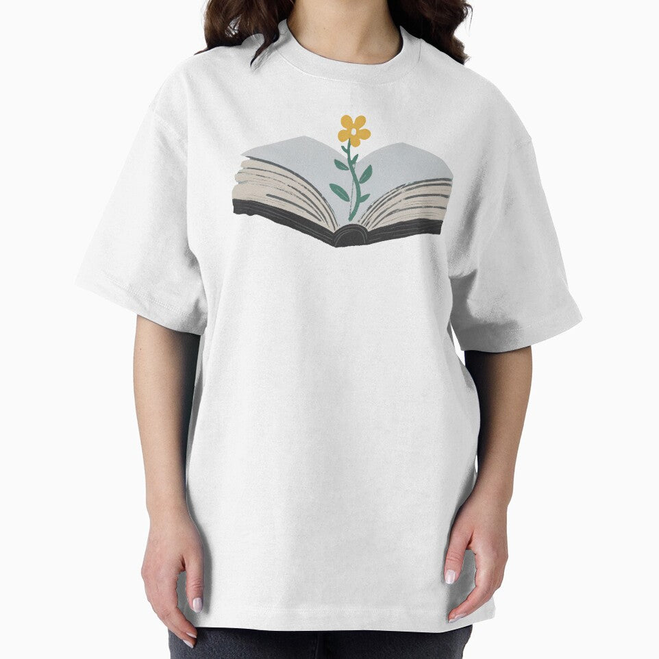 Open Book with Yellow Flower by DreamyMile T-Shirts, Hoodie, Sweatshirt | BlankRebels.com (Image 2)