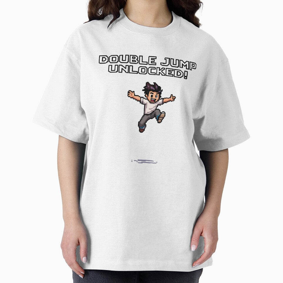 Double Jump Unlocked: Retro Pixel Platformer by Jollys-ArtShop T-Shirts, Hoodie, Sweatshirt | BlankRebels.com (Image 2)