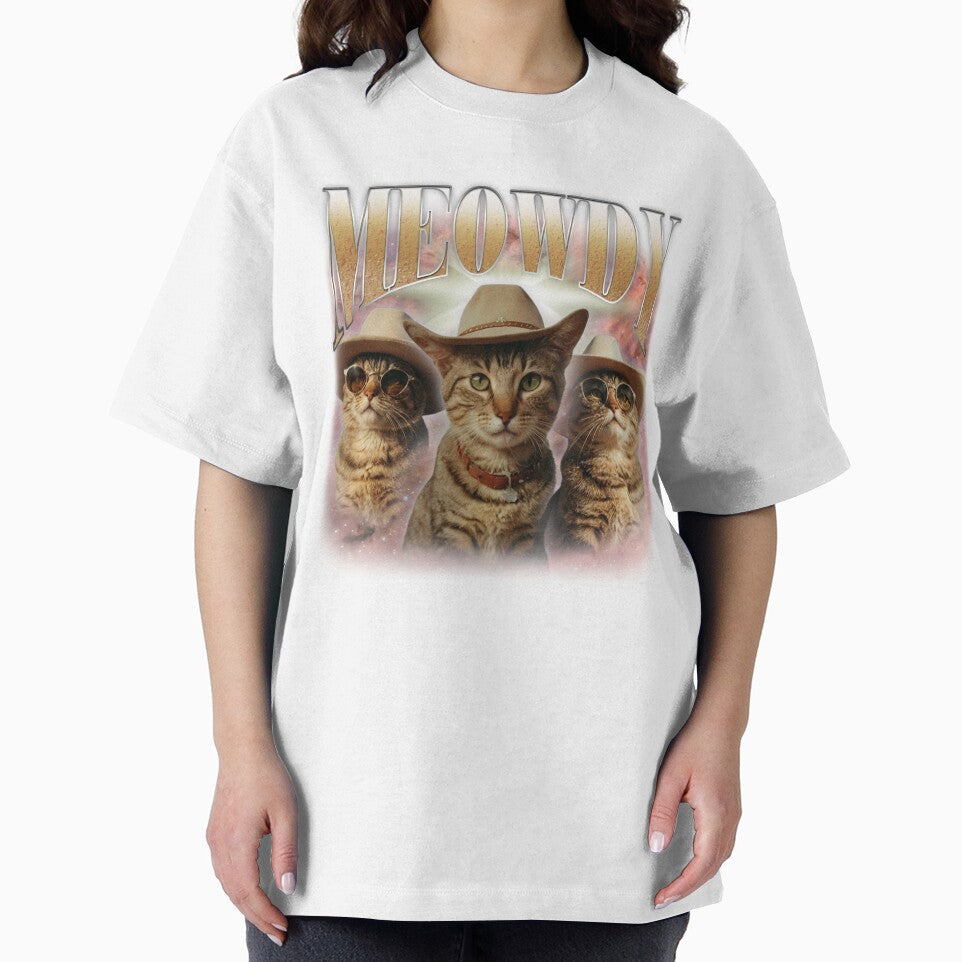 Meowdy Cat Cowboy Cat Meme by bngfx T-Shirts, Hoodie, Sweatshirt | BlankRebels.com (Image 2)